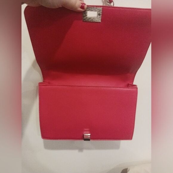 INC Pink Shoulder Bag with Chained Straps - Picture 5 of 7